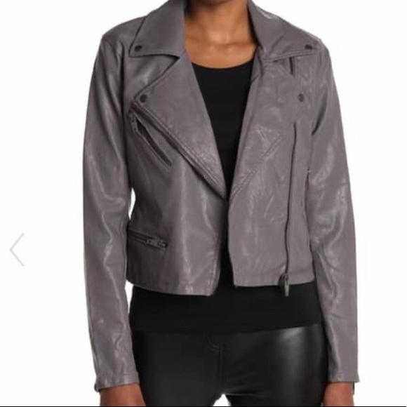 Blank NYC Jackets & Blazers - BlankNYC Good Vibes Faux Leather Moto Jacket.